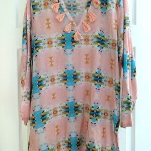 NWOT Anne Selke Como voile tunic